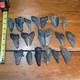 Authentic Megalodon Tooth Fragment Lot Of 20 Broken Megalodon Teeth 1.7+ Lbs