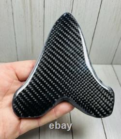 Carbon Fiber Megalodon Tooth! Limited Edition Stand Included Over 5.5 inches