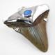 Fossil Shark Tooth Pendant Carcharocles Megalodon W Silver Cap And Opal Accent