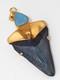 Fossil Shark Tooth Pendant Megalodon Tooth With 24 K Gold Over Sterling Silver