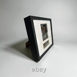Framed 3-5/8 Megalodon Shark Tooth Fossil Polished NC Diver Find