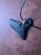 Italian 14k Yellow Gold Megalodon Shark Tooth Fossil Pendant 15.73g Lot #77