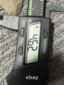 Large Megalodon Tooth Indonesia 4.62 Inches Patched Root Nice Colored Blade