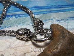 Megalodon Shark Tooth 3 1/4 Real Shark Teeth Necklace Fossil Huge Viking Gem