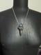 Megalodon Fossil Tooth Pendant Necklace Labradorite Jewelry Statement Necklace